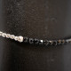 Bracelet silver beads and "Spinels"