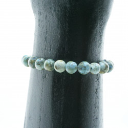 Bracelet with Green Opal from Africa - Onyx