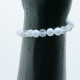 Bracelet with White Jade - Rock Crystal