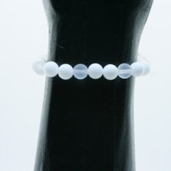Bracelet with White Jade - Rock Crystal