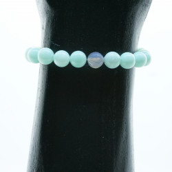 Bracelet with Agate - Amazonite