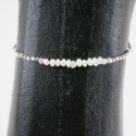 Bracelet silver & pearls