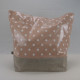 Bag - tote - light rose with dots