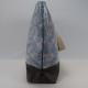 Bag - tote - light blue with japanese flowers
