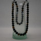 Necklace for man with Onyx - Tiger eye