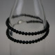Bracelet for men with onyx beads