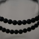 Bracelet pour hommes avec perles en onyx