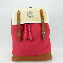 Canvas backpack red