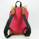 Canvas backpack red