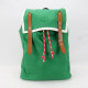 Canvas backpack green