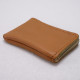 The brown compact wallet