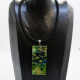 Choker with polymer+resin and rubber pendant
